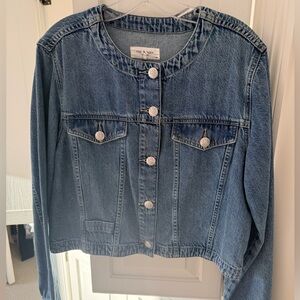 rag & bone Cora featherweight denim jacket - size L